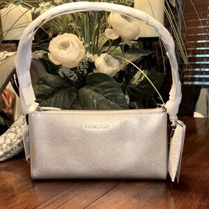 Michael Kors Silver Shoulder Bag